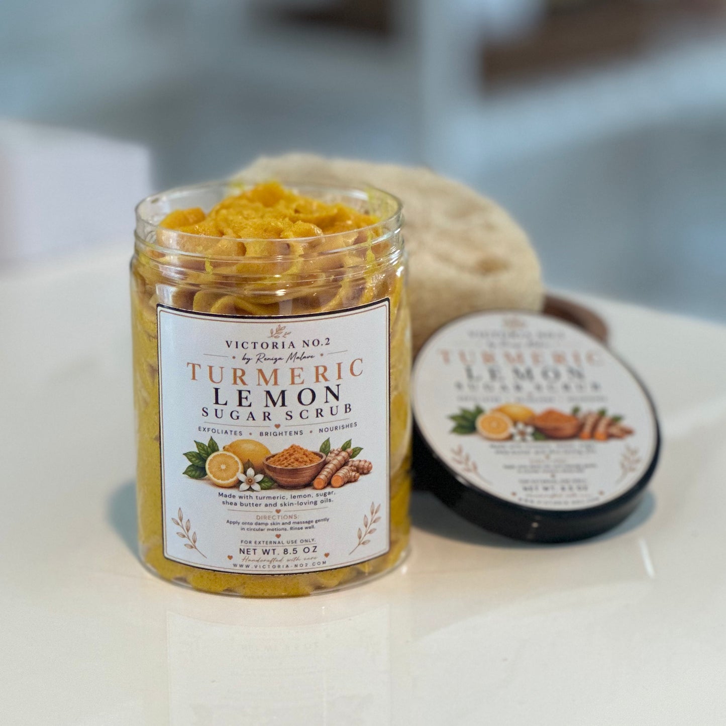 Turmeric & Lemon SugarScrub