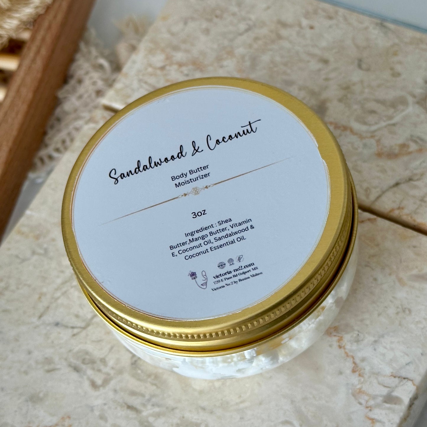 Whipped Body Butter Sandalwood & Coconut